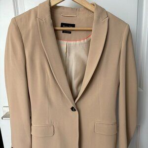 Massimo Dutti Blazer in Cream Color